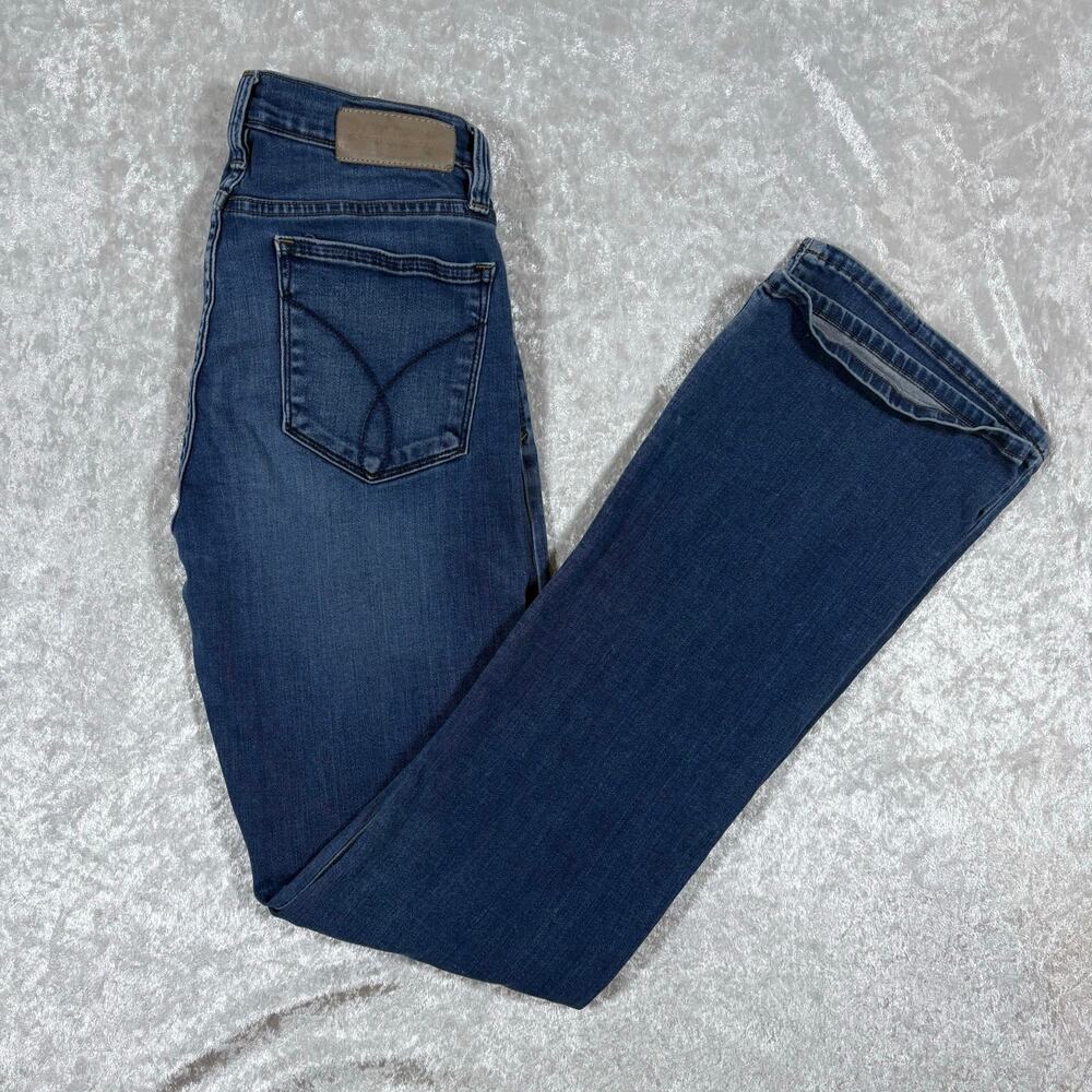 Calvin Klein Modern Boot Blue Denim Jeans Size 28 X 32